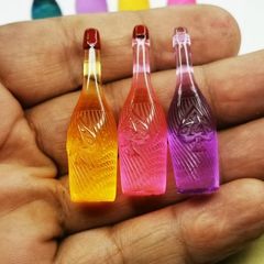 Miniature Bottles Colorful
